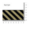 1m Elastikband - Elastic - Band - Gummi -  Lurex - 40 mm - schwarz – Bild 2