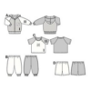 Burda Schnittmuster - Kombination - Jacke, Shirt, Hose kurz und lang - Nr. 9748 – Bild 3
