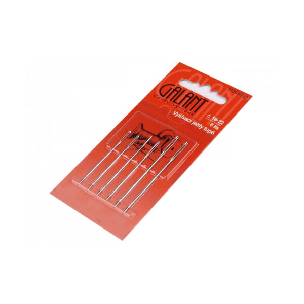 Galant Sticknadeln Set - Stumpf, ohne Spitze - 6 Nadeln, 3 Größen, 18/20/22
