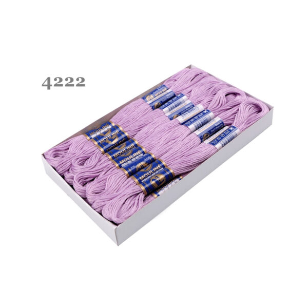 Nitarna Stickgarn - Mouline - 8m - 6-fädig - Rosatöne – Bild 8