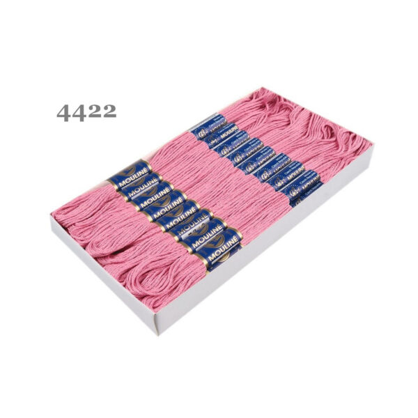 Nitarna Stickgarn - Mouline - 8m - 6-fädig - Rosatöne – Bild 11