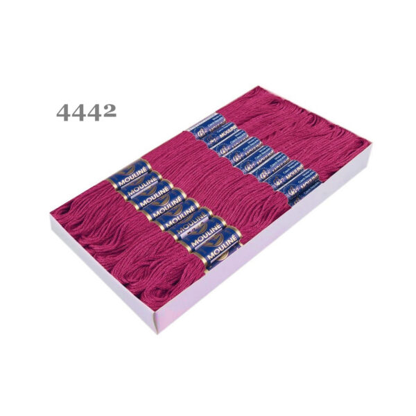 Nitarna Stickgarn - Mouline - 8m - 6-fädig - Rosatöne – Bild 12