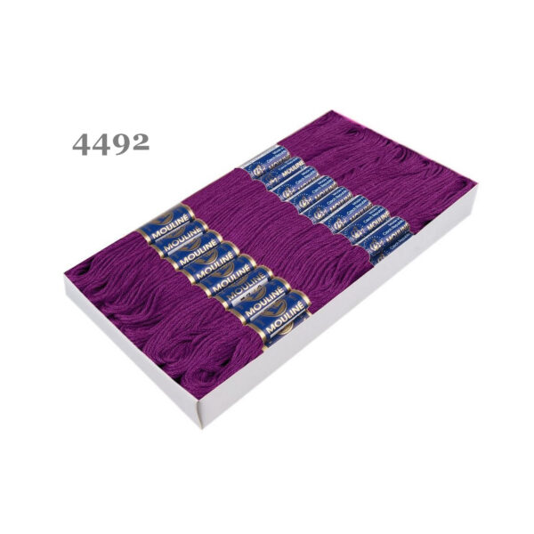 Nitarna Stickgarn - Mouline - 8m - 6-fädig - Rosatöne – Bild 13