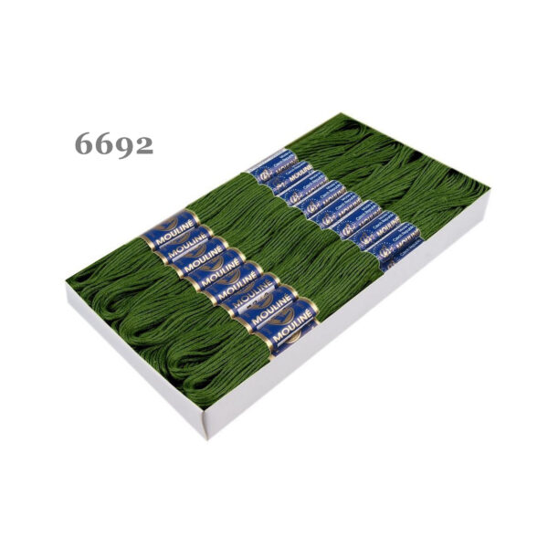 Nitarna Stickgarn - Mouline - 8m - 6-fädig - Grün – Bild 7