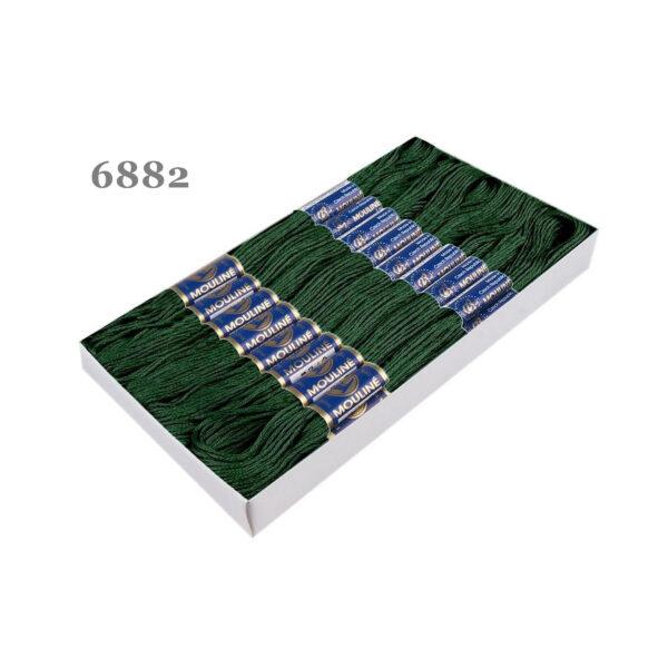 Nitarna Stickgarn - Mouline - 8m - 6-fädig - Grün – Bild 11