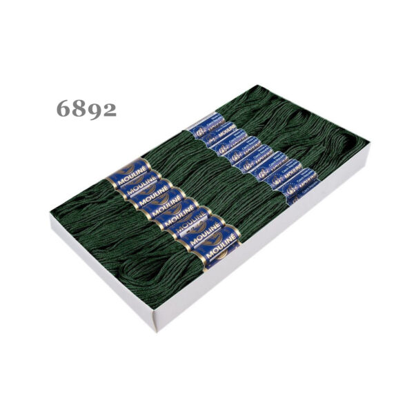 Nitarna Stickgarn - Mouline - 8m - 6-fädig - Grün – Bild 12