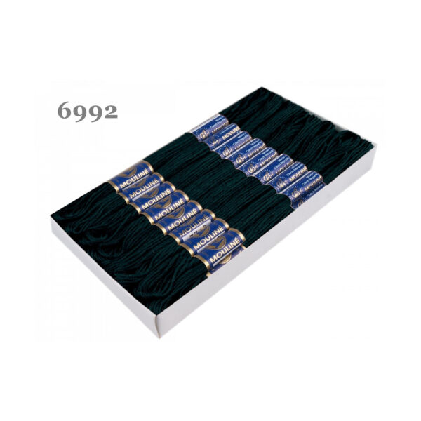 Nitarna Stickgarn - Mouline - 8m - 6-fädig - Grün – Bild 13