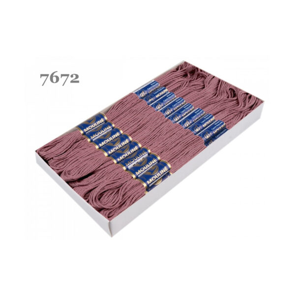 Nitarna Stickgarn - Mouline - 8m - 6-fädig - Rosatöne – Bild 14
