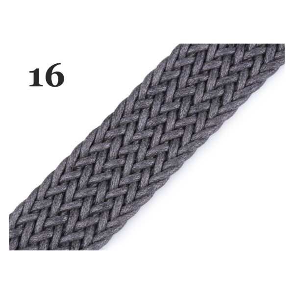1m Taschengurt - Gurtband geflochten - Baumwollmischung - 30 mm - verschiedene Farben – Bild 6