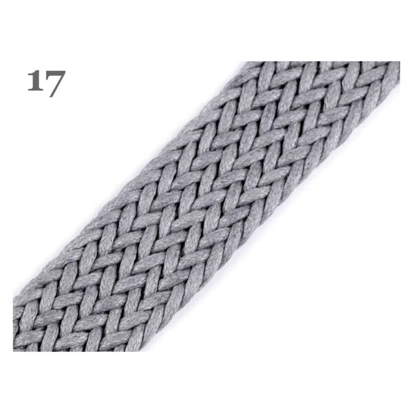 1m Taschengurt - Gurtband geflochten - Baumwollmischung - 30 mm - verschiedene Farben – Bild 10