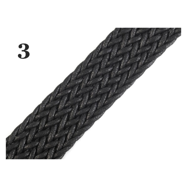 1m Taschengurt - Gurtband geflochten - Baumwollmischung - 30 mm - verschiedene Farben – Bild 2