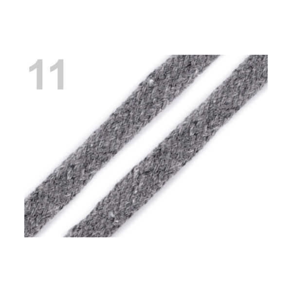 1,00 EURO/m - 2,5 Meter Flachkordel - Hoodieband, Schnur, Kordel - 10 mm - versch. Farben – Bild 12