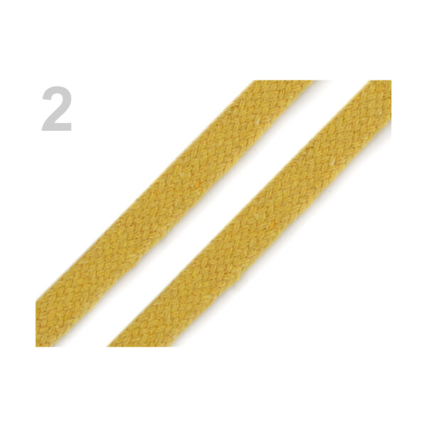 1,00 EURO/m - 2,5 Meter Flachkordel - Hoodieband, Schnur, Kordel - 10 mm - versch. Farben – Bild 3