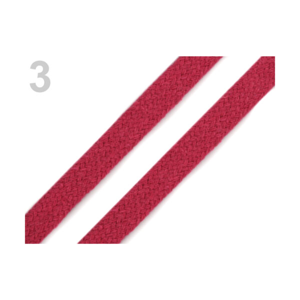 1,00 EURO/m - 2,5 Meter Flachkordel - Hoodieband, Schnur, Kordel - 10 mm - versch. Farben – Bild 4