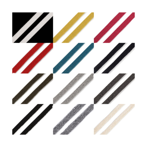 1,00 EURO/m - 2,5 Meter Flachkordel - Hoodieband, Schnur, Kordel - 10 mm - versch. Farben