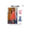 McCalls Schnittmuster M8251 - Kleid - Volants am Rock