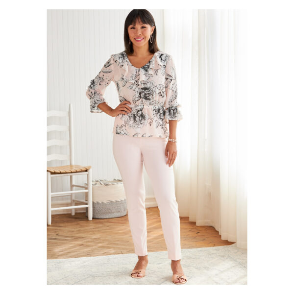 Butterick Schnittmuster - B6814 - schlichte Bluse mit Volant – Bild 5