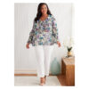 Butterick Schnittmuster - B6814 - schlichte Bluse mit Volant – Bild 7