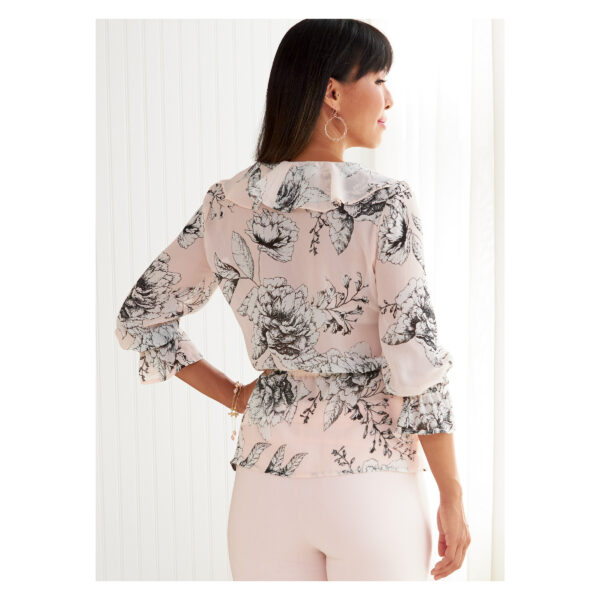 Butterick Schnittmuster - B6814 - schlichte Bluse mit Volant – Bild 8