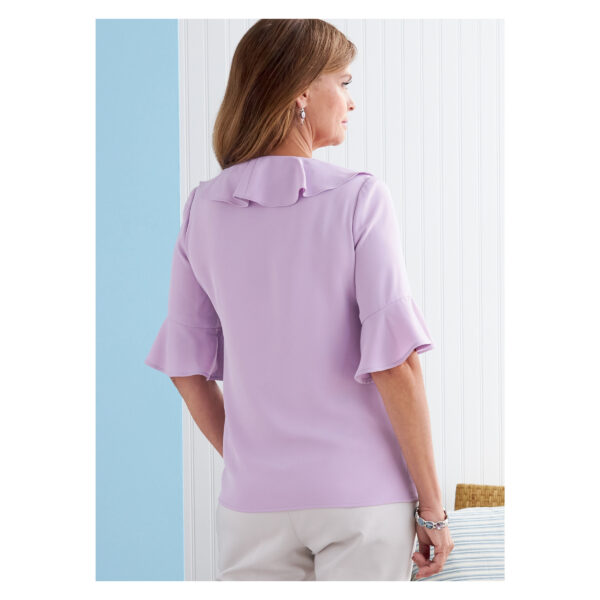 Butterick Schnittmuster - B6814 - schlichte Bluse mit Volant – Bild 9