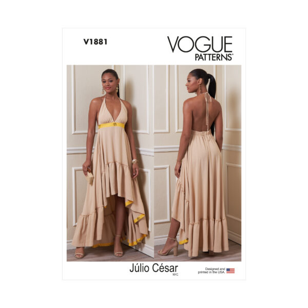 Vogue Schnittmuster V1881 - Kleid, Sommerkleid