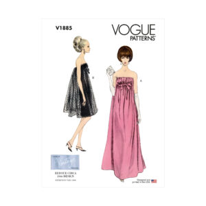 Vogue Schnittmuster - Vintage - V1885 - Kleid, Sommerkleid ca. 1966
