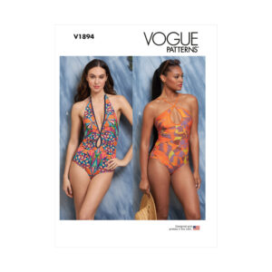 Vogue Schnittmuster V1894 - Bademode, Badeanzug für Damen