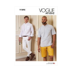 Vogue Schnittmuster V1895 - Herrenhemd und Hose
