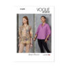 Vogue Schnittmuster V1899 - sportliche Hemdbluse