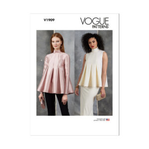 Vogue Schnittmuster V1909 - Bluse mit üppiger Weite
