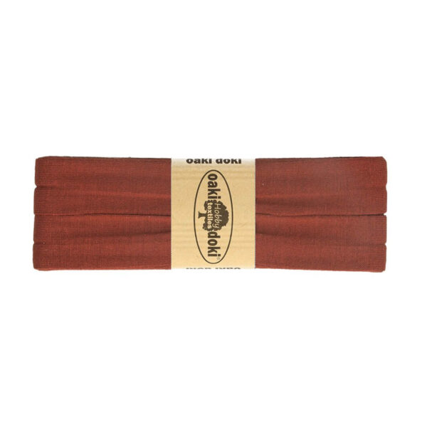 1.50EUR/ m - 3m Schrägband Jersey - 20 mm - dunkle Rottöne – Bild 3