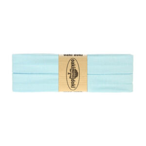 1.50EUR/ m - 3m Schrägband Jersey - 20 mm - helle Blautöne