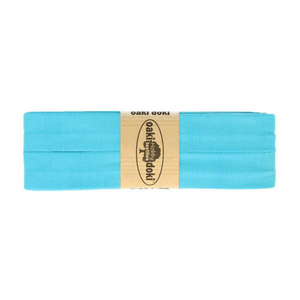 1.50EUR/ m - 3m Schrägband Jersey - 20 mm - helle Blautöne – Bild 6