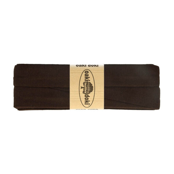 1.50EUR/ m - 3m Schrägband Jersey - 20 mm - Brauntöne – Bild 3