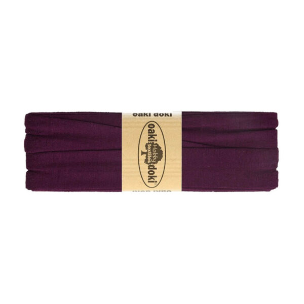 1.50EUR/ m - 3m Schrägband Jersey - 20 mm - dunkle Rottöne – Bild 5