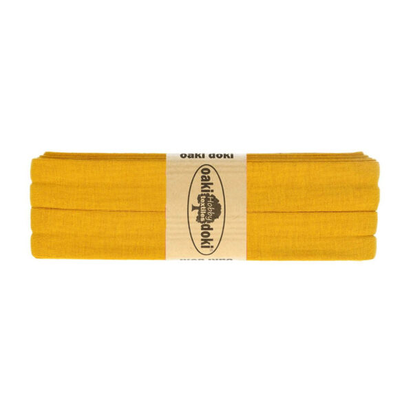 1.50EUR/ m - 3m Schrägband Jersey - 20 mm - Weiß und Gelbtöne – Bild 9