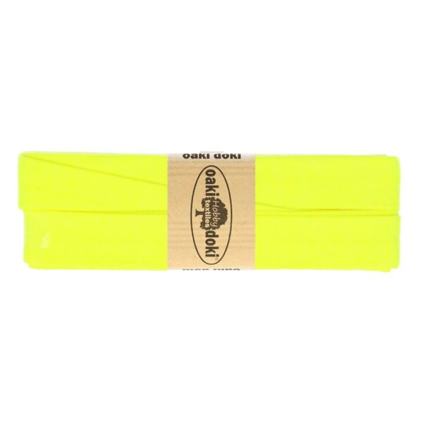 1.50EUR/ m - 3m Schrägband Jersey - 20 mm - Weiß und Gelbtöne – Bild 10