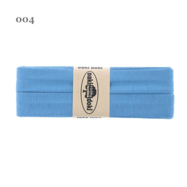 1.50EUR/ m - 3m Schrägband Jersey - 20 mm - helle Blautöne – Bild 8