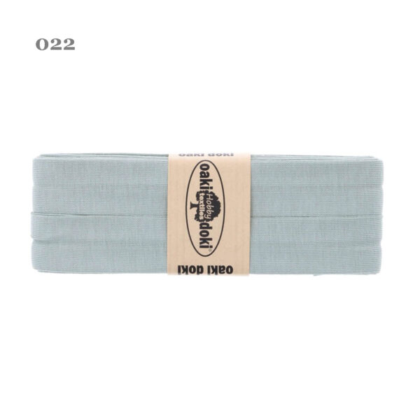 1.50EUR/ m - 3m Schrägband Jersey - 20 mm - Grautöne , Schwarz – Bild 3