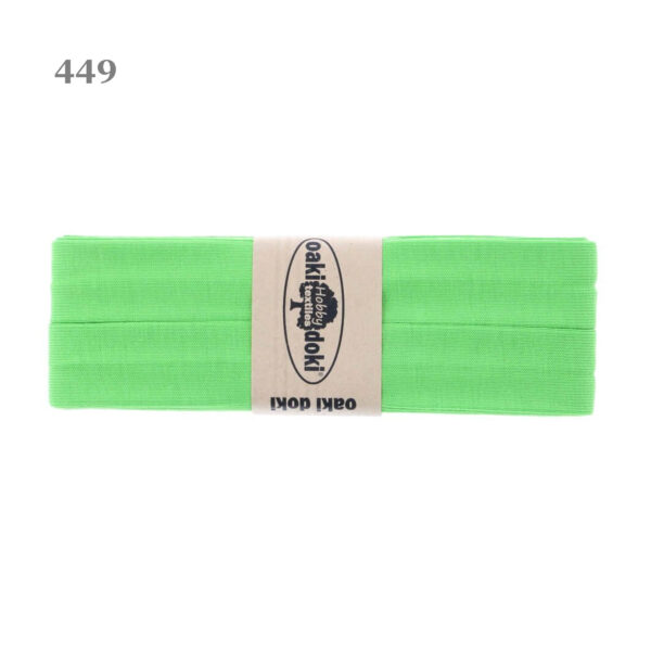 1.50EUR/ m - 3m Schrägband Jersey - 20 mm - Grüntöne – Bild 15