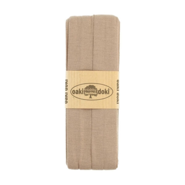 1.50EUR/ m - 3m Schrägband Jersey - 20 mm - Weiß und Gelbtöne – Bild 6