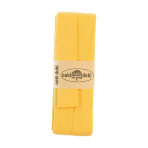 1.50EUR/ m - 3m Schrägband Jersey - 20 mm - Weiß und Gelbtöne