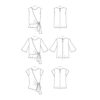 Butterick Schnittmuster - B6765 -  raffiniert gestaltete Damenbluse – Bild 11