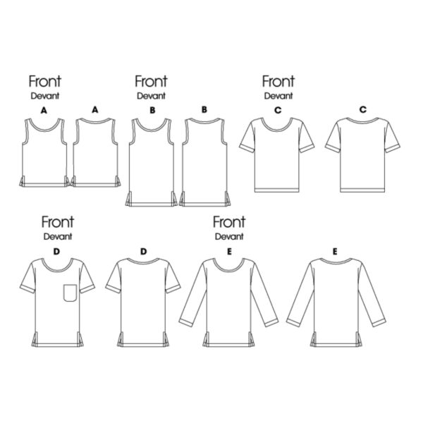 Butterick Schnittmuster - B6797 - Bluse, Damenshirt – Bild 9