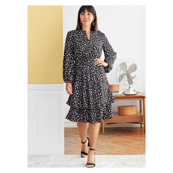 Butterick Schnittmuster - B6806 - schlichte Kleid ohne Kragen – Bild 5