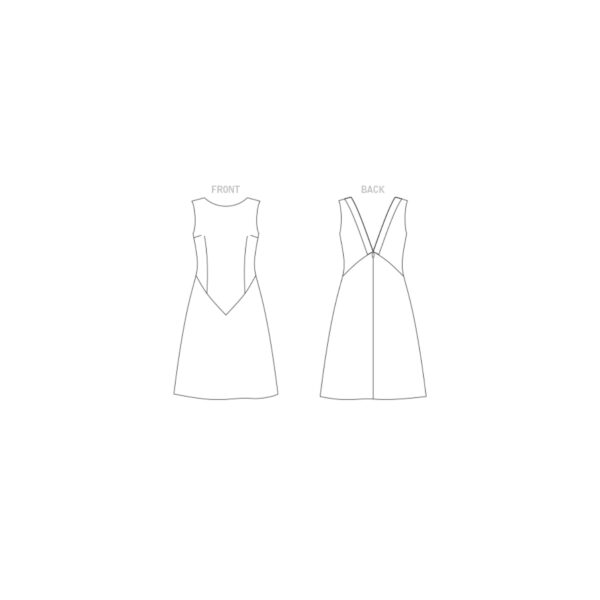 Vogue Schnittmuster V1879 - Kleid, Sommerkleid, Etuikleid – Bild 6