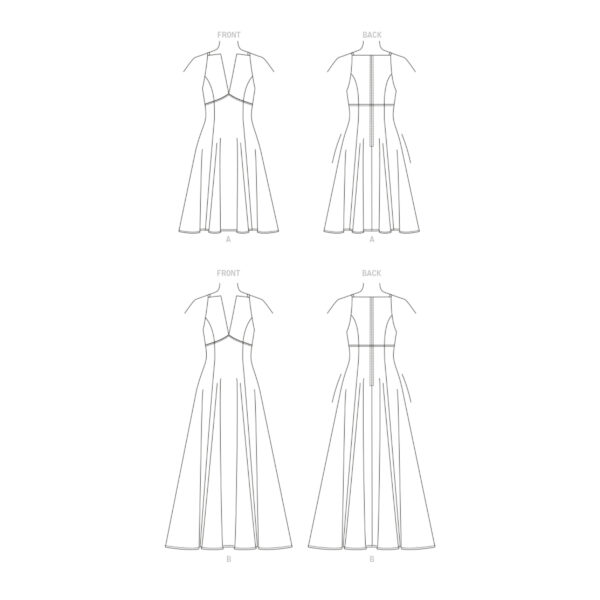 Vogue Schnittmuster V1882 - Kleid, Sommerkleid – Bild 9