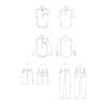 Vogue Schnittmuster V1895 - Herrenhemd und Hose – Bild 8