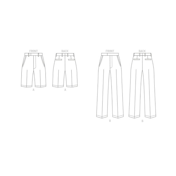 Vogue Schnittmuster V1896 - Herrenhose – Bild 8