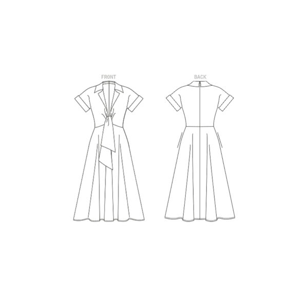 Vogue Schnittmuster V1898 - elegantes Sommerkleid – Bild 5